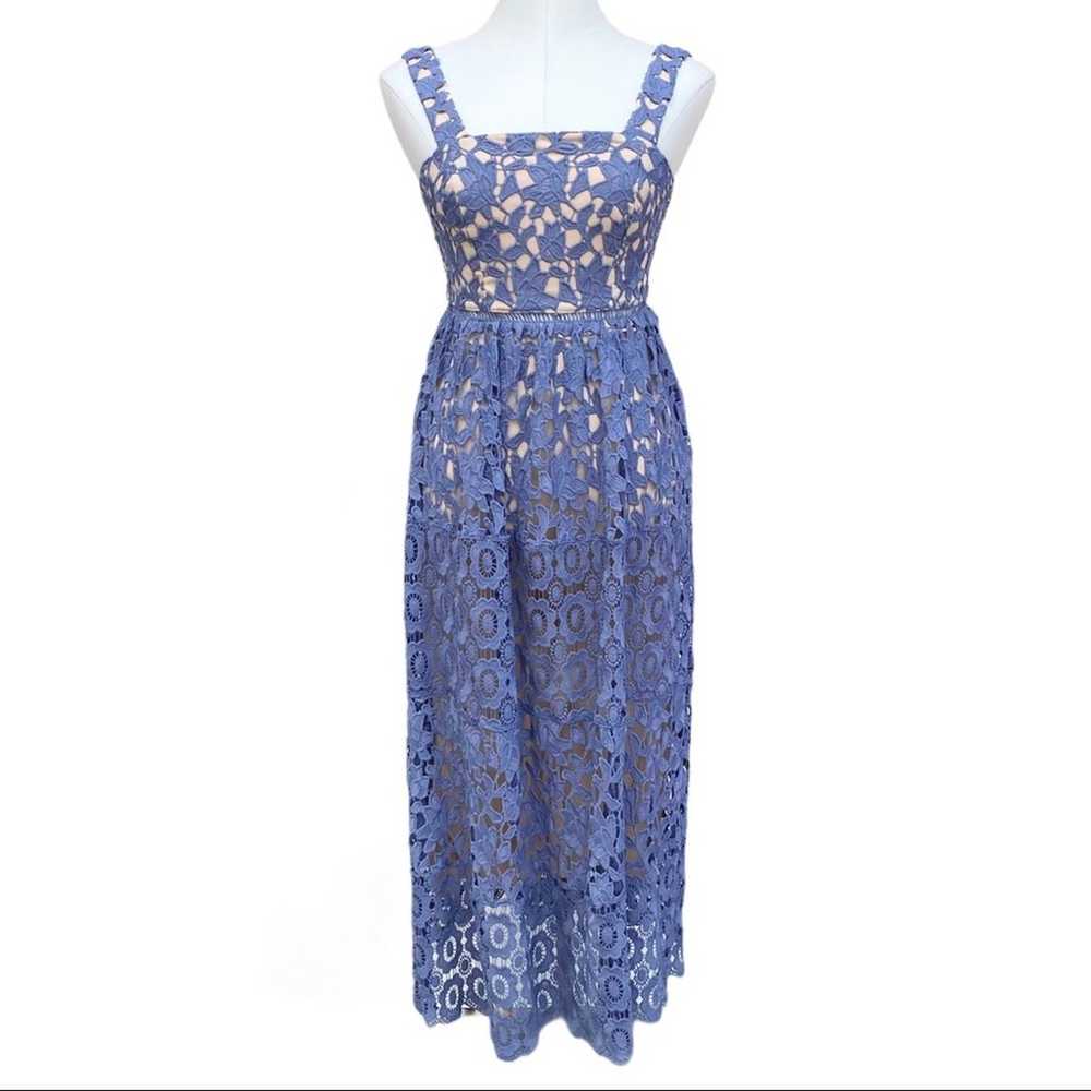 Gianni Bini  Ainsley Lace Overlay Midi Dress size… - image 3