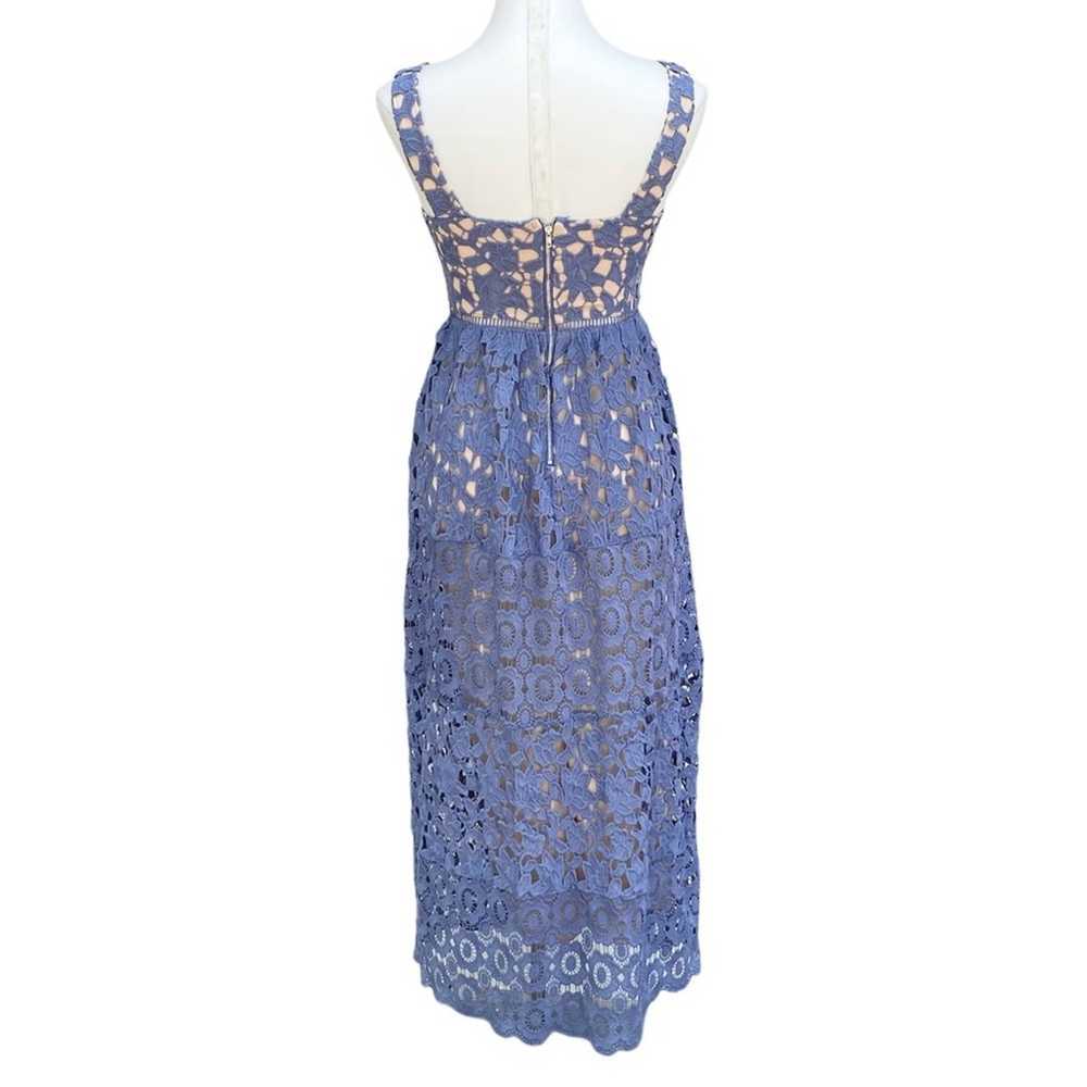 Gianni Bini  Ainsley Lace Overlay Midi Dress size… - image 4