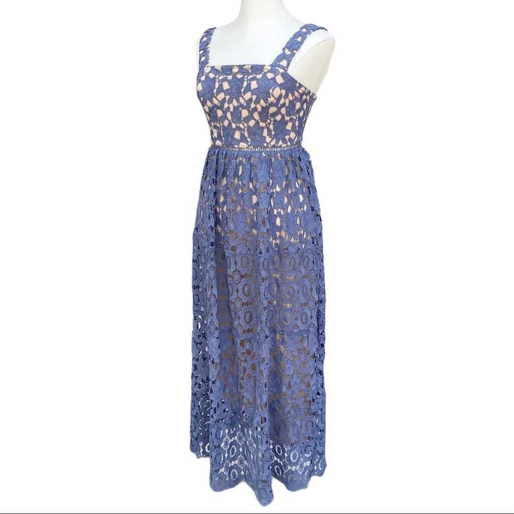 Gianni Bini  Ainsley Lace Overlay Midi Dress size… - image 5