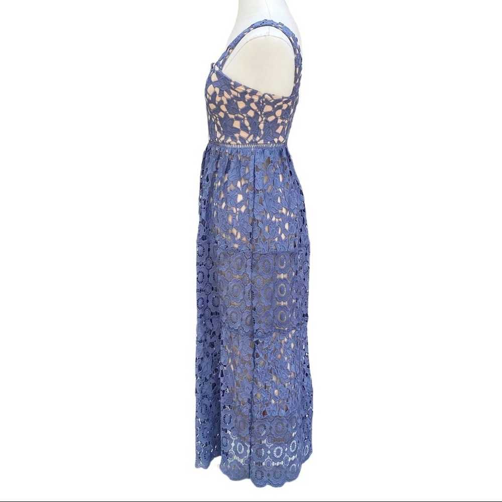 Gianni Bini  Ainsley Lace Overlay Midi Dress size… - image 6
