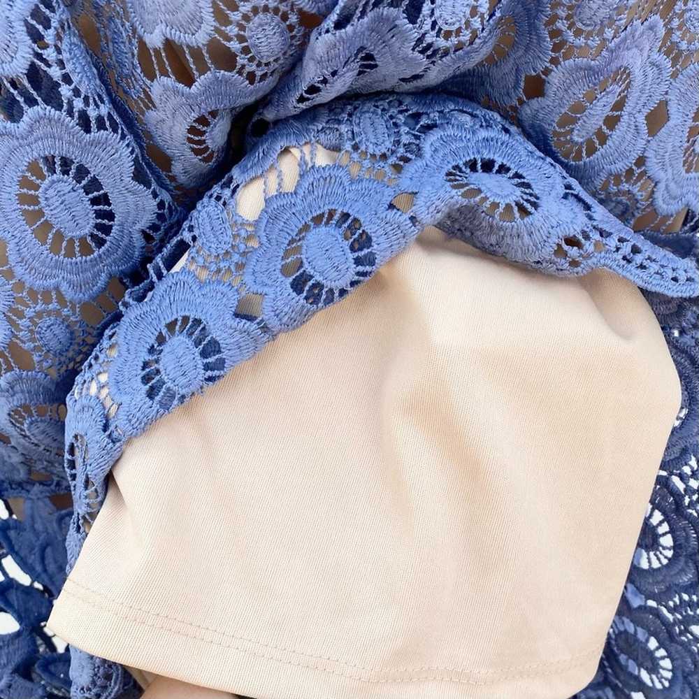 Gianni Bini  Ainsley Lace Overlay Midi Dress size… - image 9