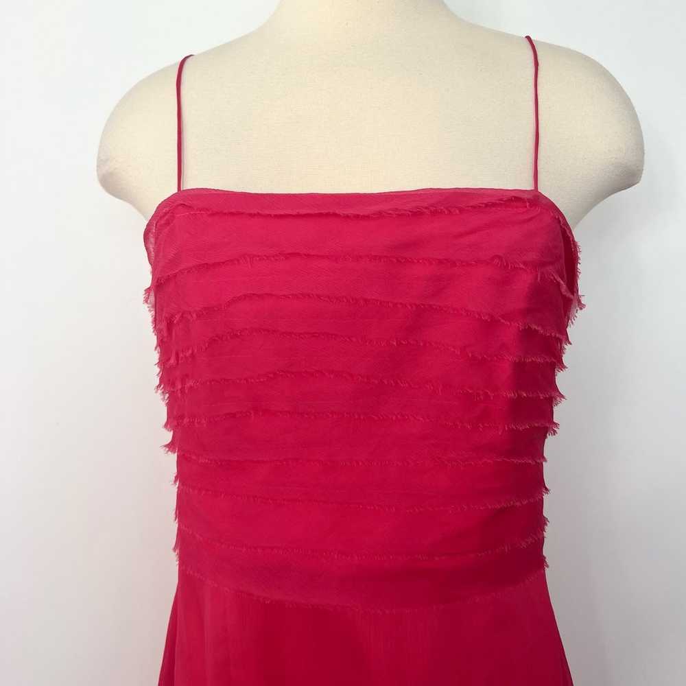 Watters & Watters Silk Pink Cocktail Dress | Size… - image 2