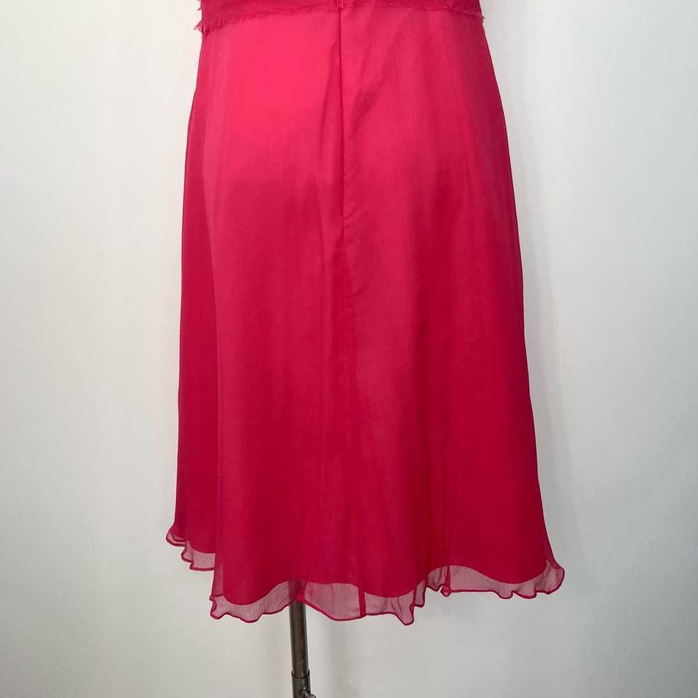 Watters & Watters Silk Pink Cocktail Dress | Size… - image 6