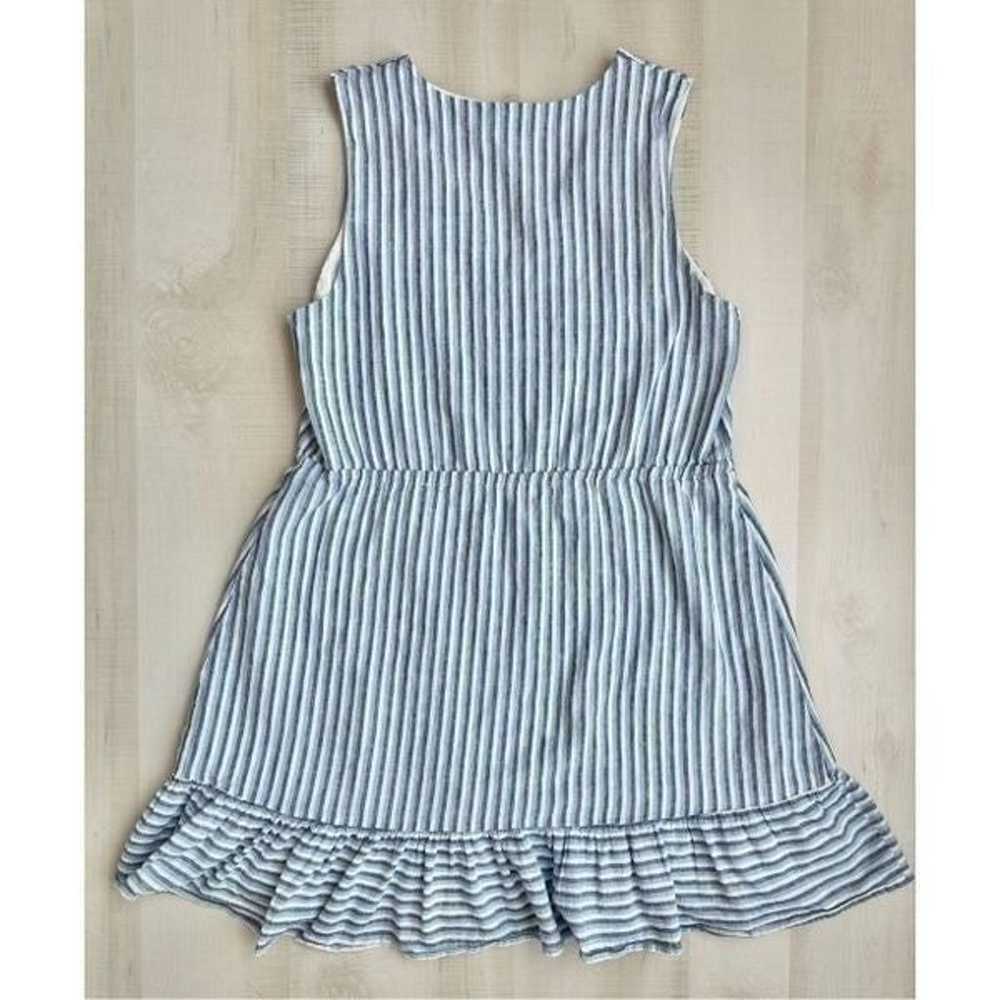 Draper James RSVP Linen Stripe Dress Size Large - image 4