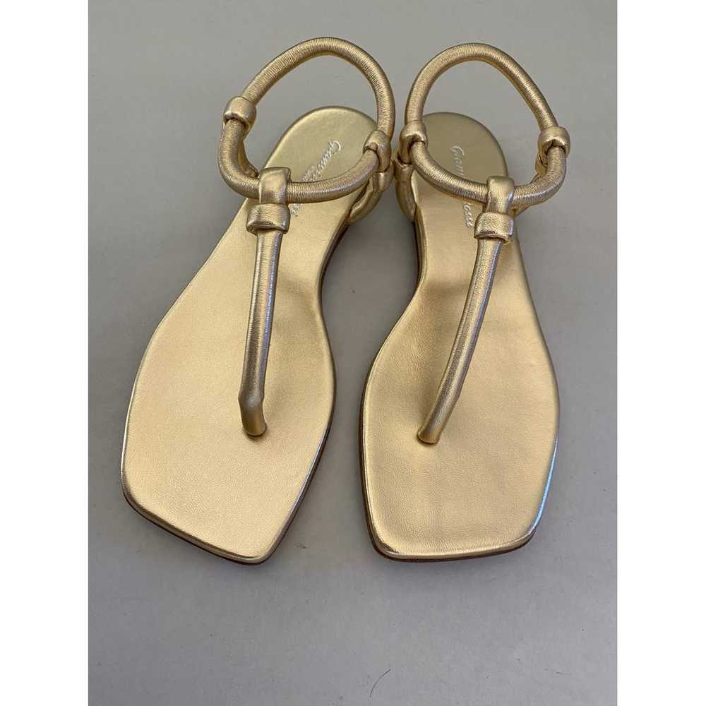 Gianvito Rossi Leather flip flops - image 2