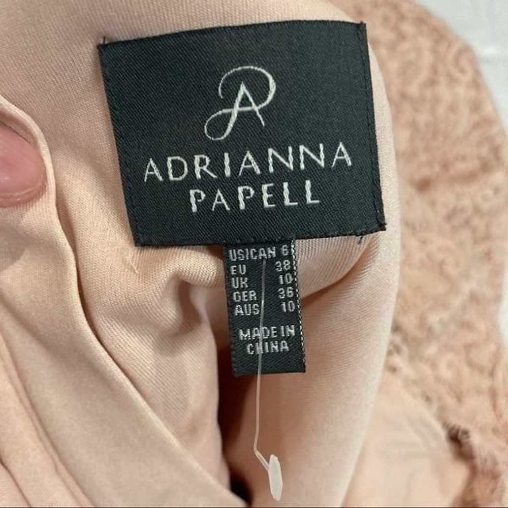 Adrianna Papell Light Blush Pink Lace Dress - image 3