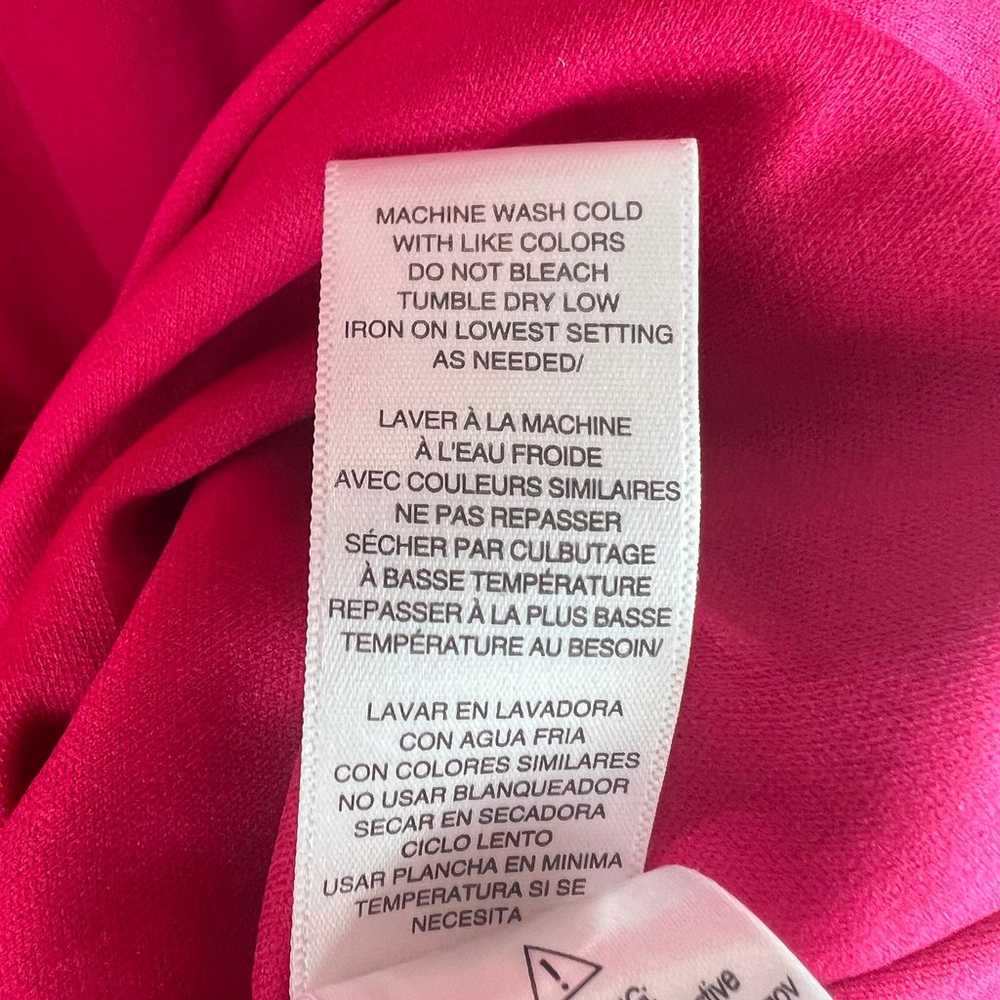 Julia Jordan Pink Floral Puff Sleeve Midi Dress S… - image 11