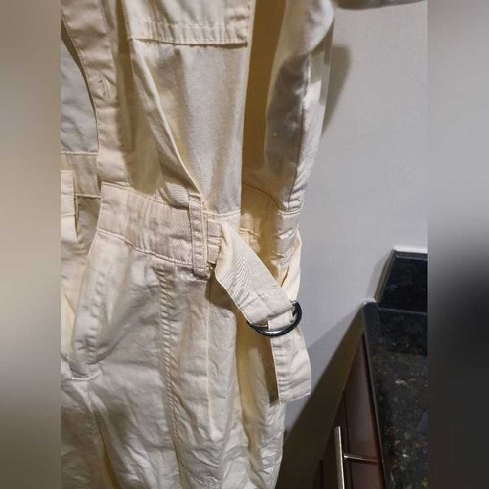 Levis Baggy Cargo Jumpsuit Coveralls Off White Wo… - image 4