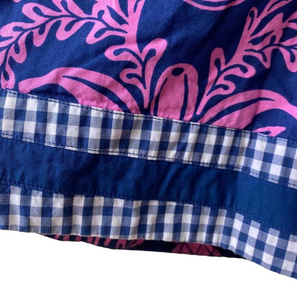 LILLY PULITZER Navy Pink Pineapple Checked Strapl… - image 8