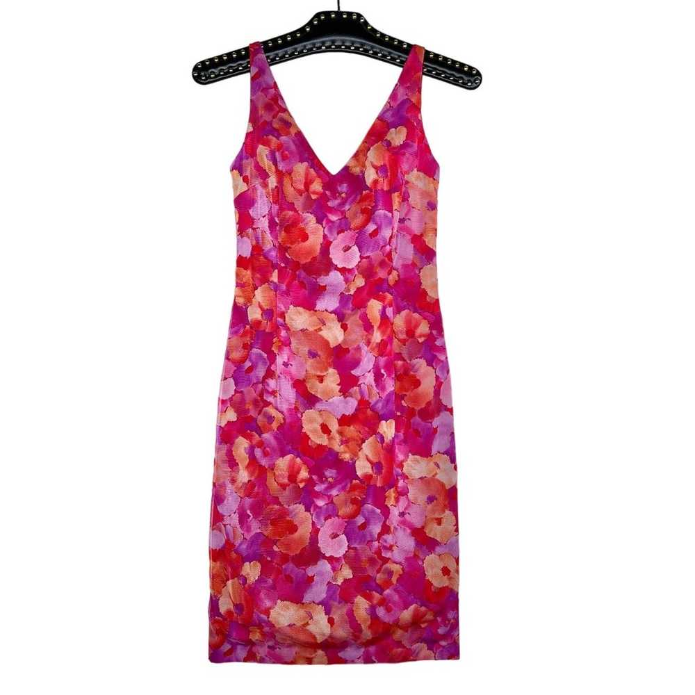Ticci Tonetto Floral Print Bodycon Slip Dress Sma… - image 1