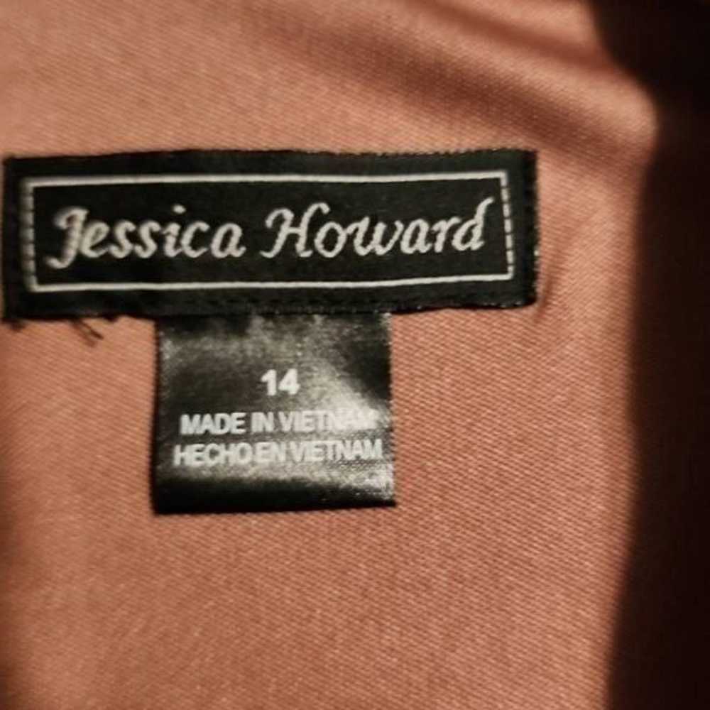 Jessica Howard Womens Light Brown Short Sleeve Fa… - image 5