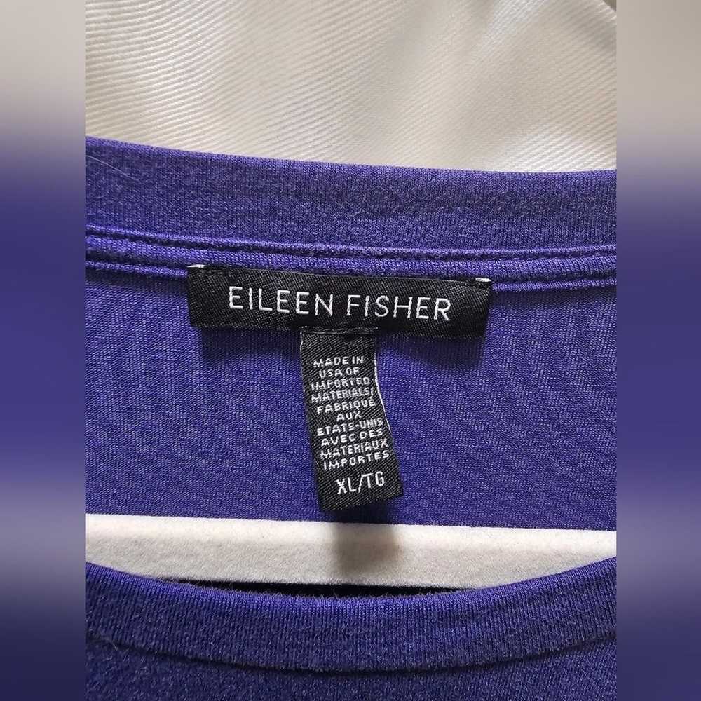 Eileen Fisher purple oversized t-shirt dress XL - image 2