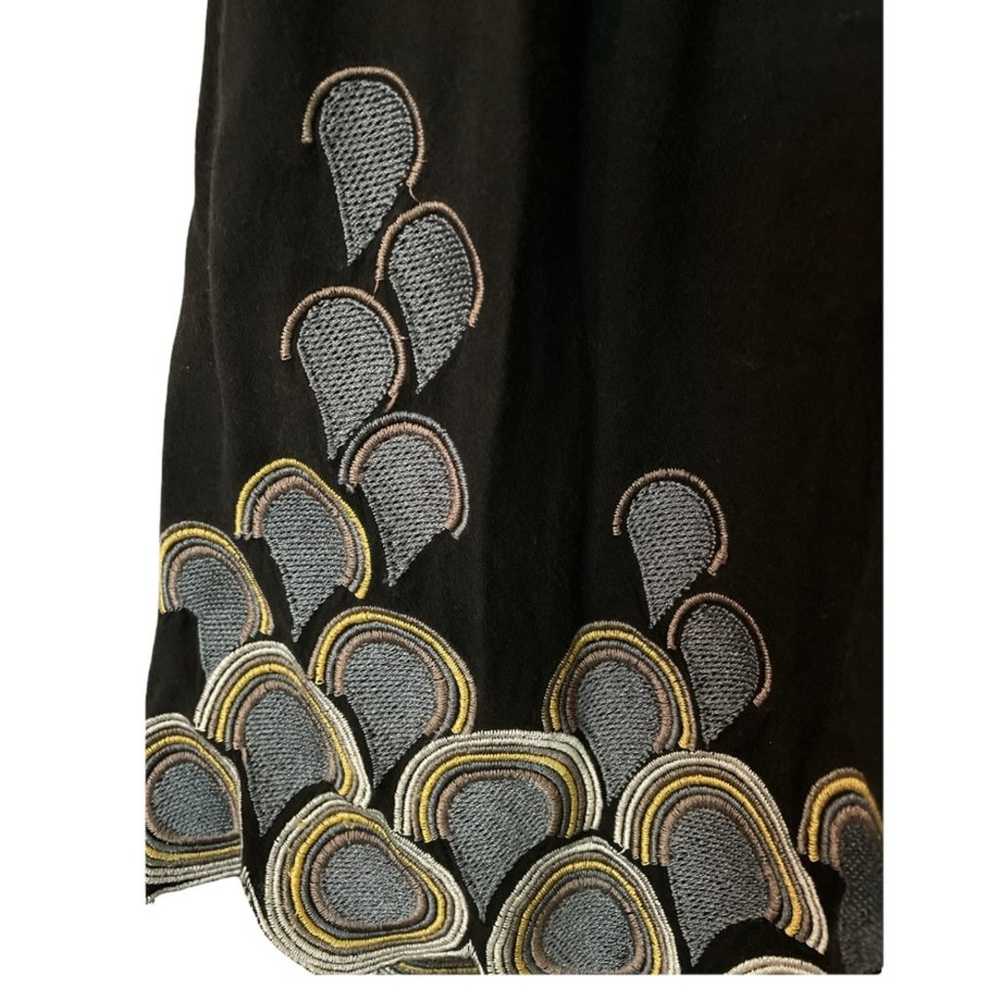 Lucca Couture Black Scalloped-Appliqué Mini Dress… - image 3