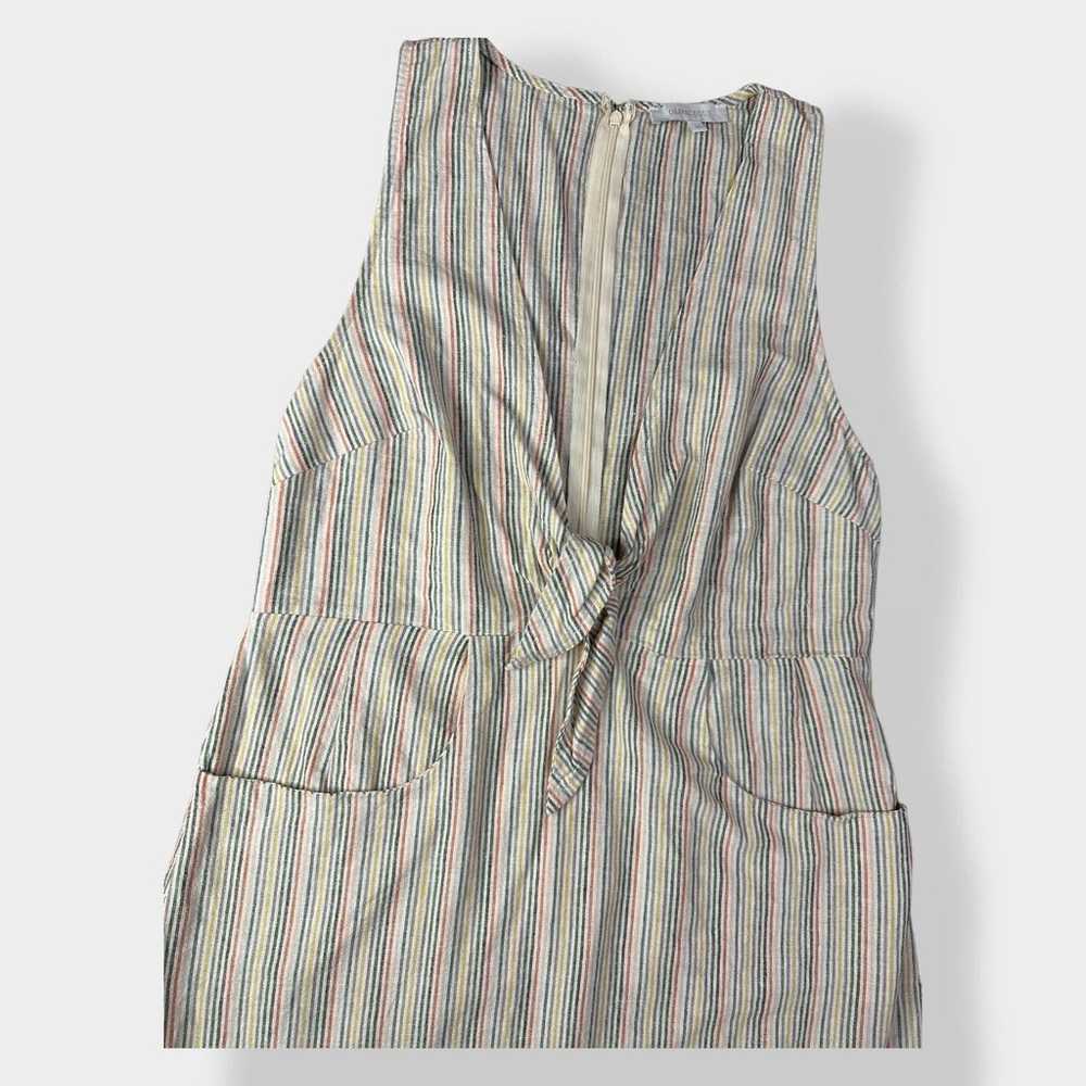 Olivaceous Linen Mini Dress Size M - image 2