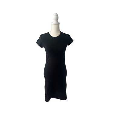 ATM Womens Black Tee Shirt Midi Dress Size Medium - image 1