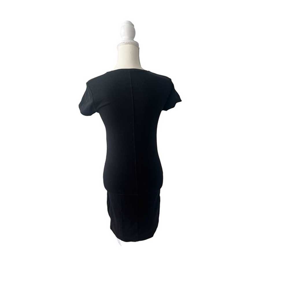 ATM Womens Black Tee Shirt Midi Dress Size Medium - image 3