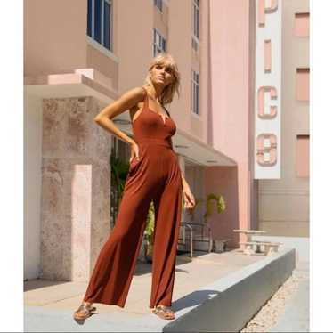 Anthropologie L*Space Selena Ribbed Jumpsuit