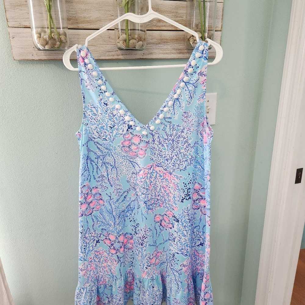 Lilly Pulitzer Camilla Swing Dress  Blue Ibiza No… - image 4