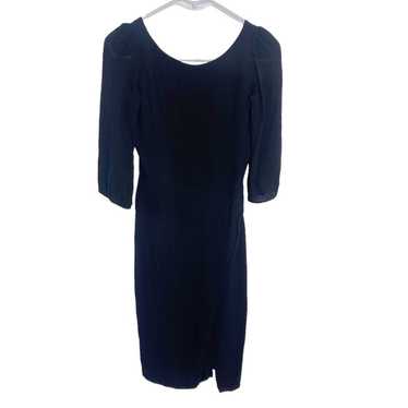 Reformation black dress size 6 low scoop back par… - image 1