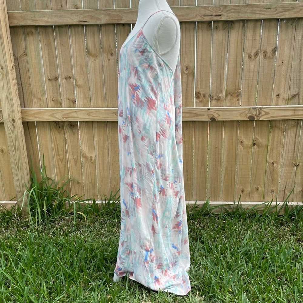 LoveStitch Draped Back Abstract Printed Maxi Dress - image 3
