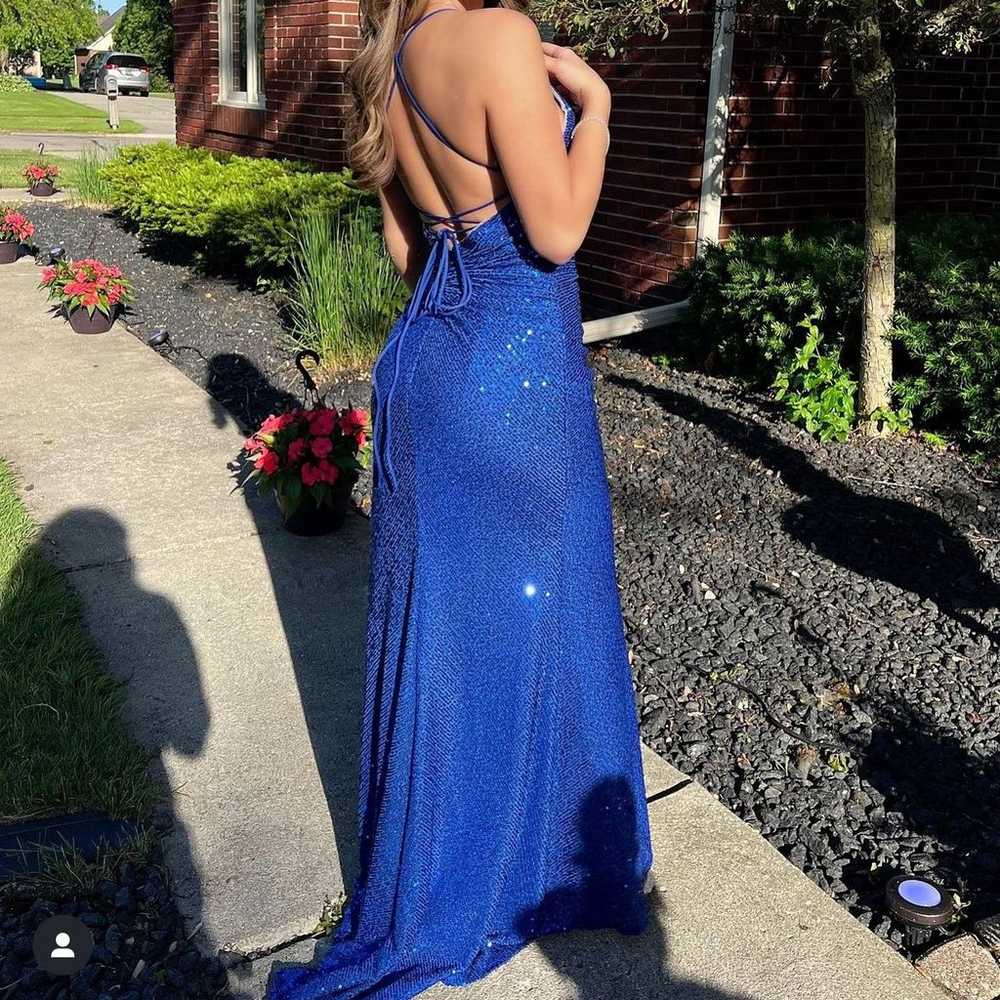 Royal Blue Prom Dress - image 1