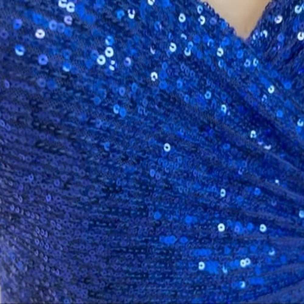 Royal Blue Prom Dress - image 4