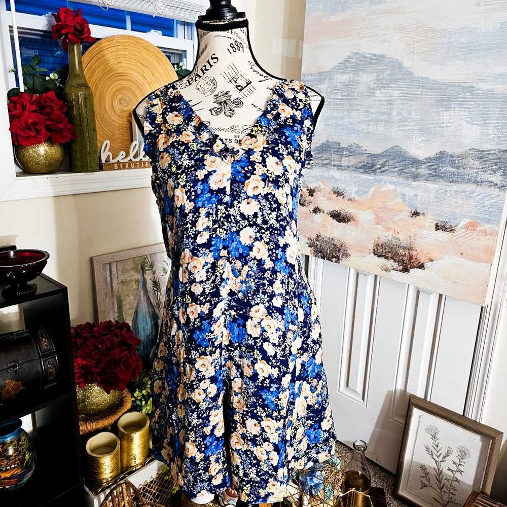 Rebecca Taylor Blue Silk Floral Romper. - image 10