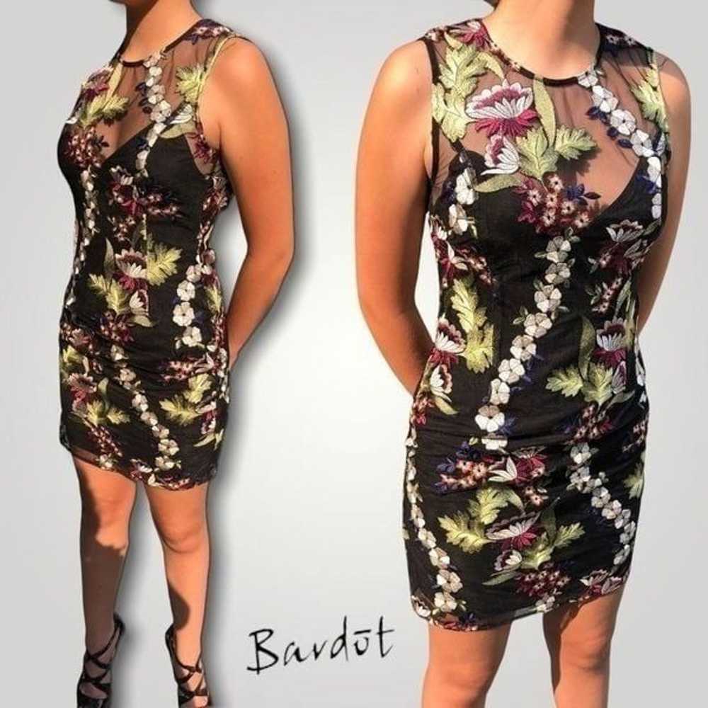 NWT BARDOT Backless Tight Sexy Dress 4/X - image 1
