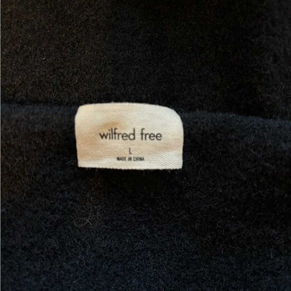 Wilfred Free Black Fuzzy Sweater Knit Sleeveless … - image 3