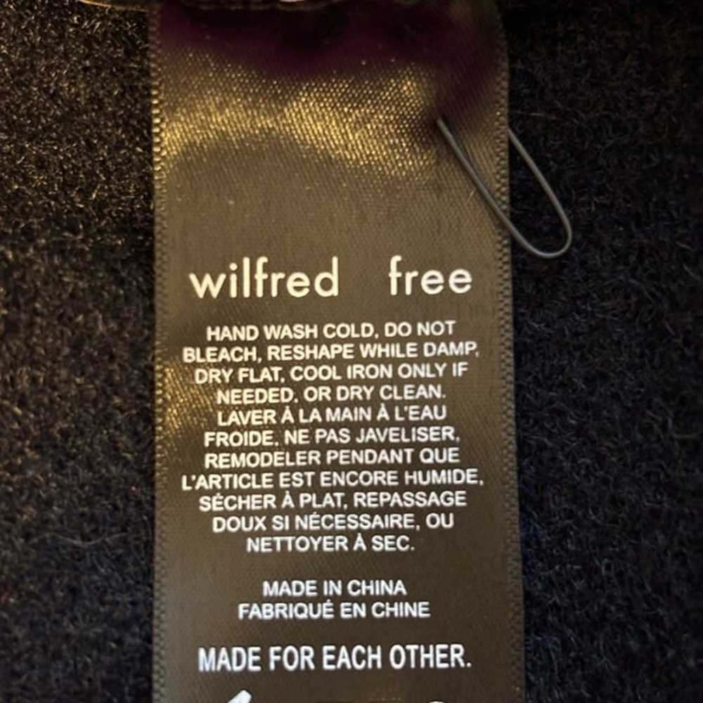 Wilfred Free Black Fuzzy Sweater Knit Sleeveless … - image 4