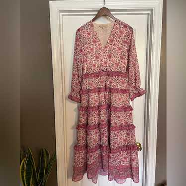 NWOT Love The Label Tippy Border Maxi Dress size S - image 1