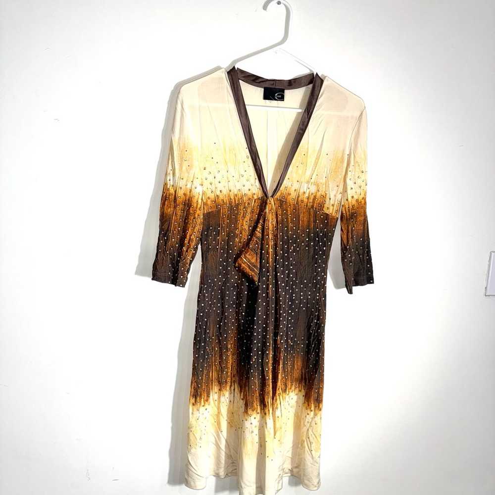 Just Cavalli Silk Mid-Length Dress - image 2