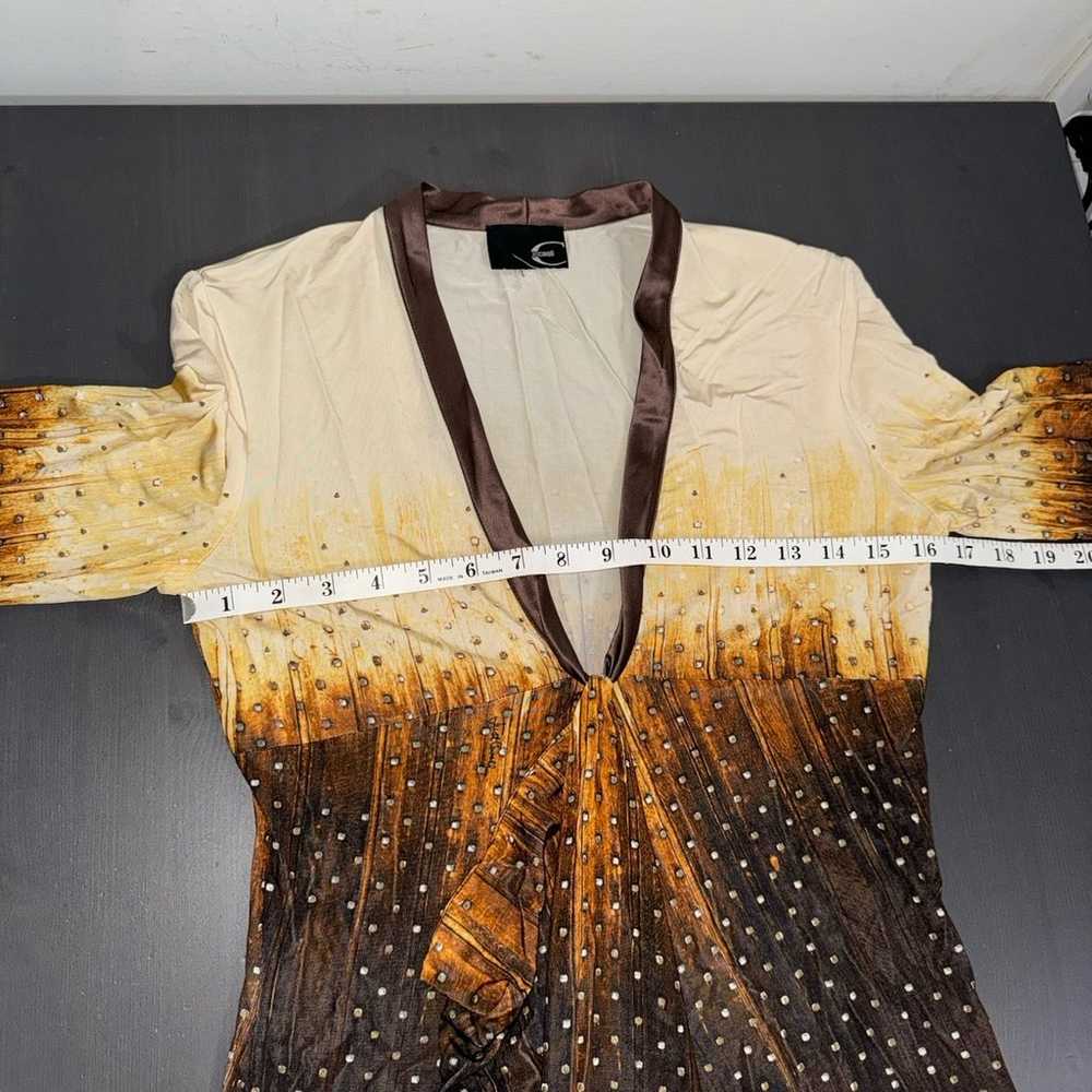 Just Cavalli Silk Mid-Length Dress - image 4