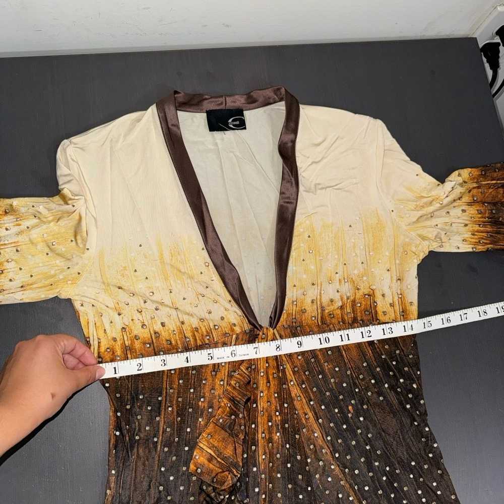 Just Cavalli Silk Mid-Length Dress - image 5