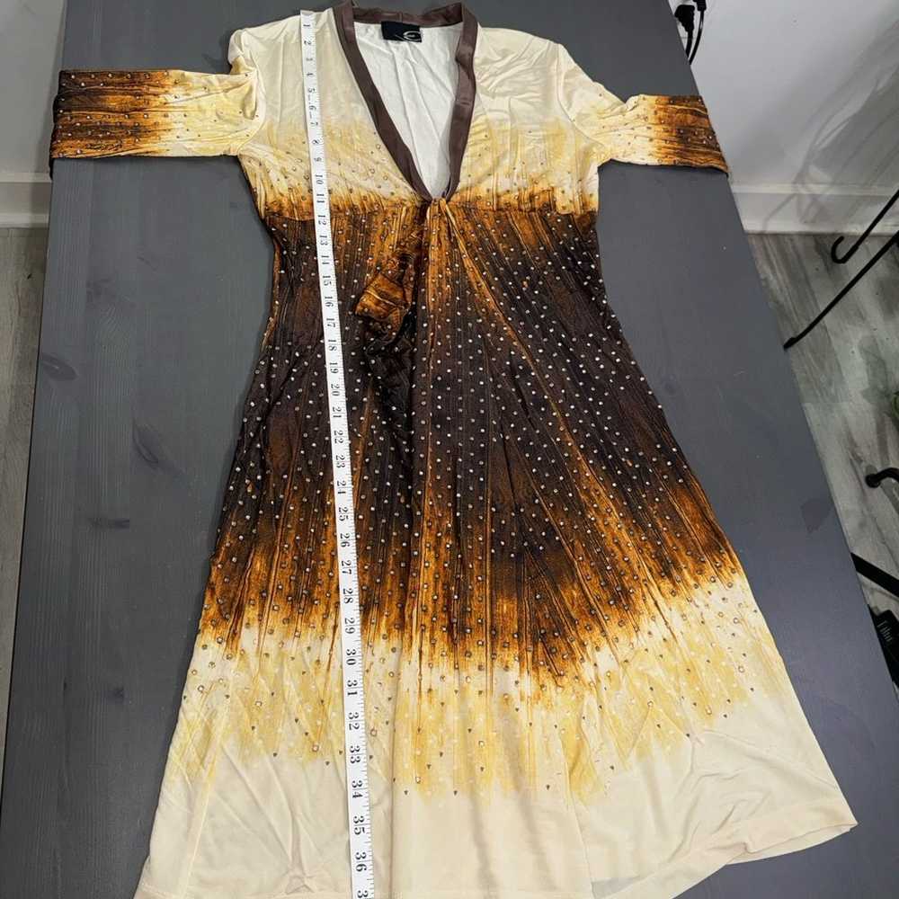 Just Cavalli Silk Mid-Length Dress - image 7