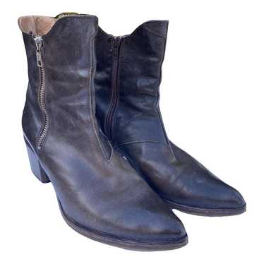 Moma Leather western boots