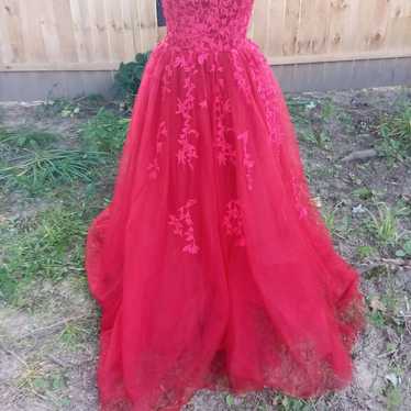 Red PROM Dress