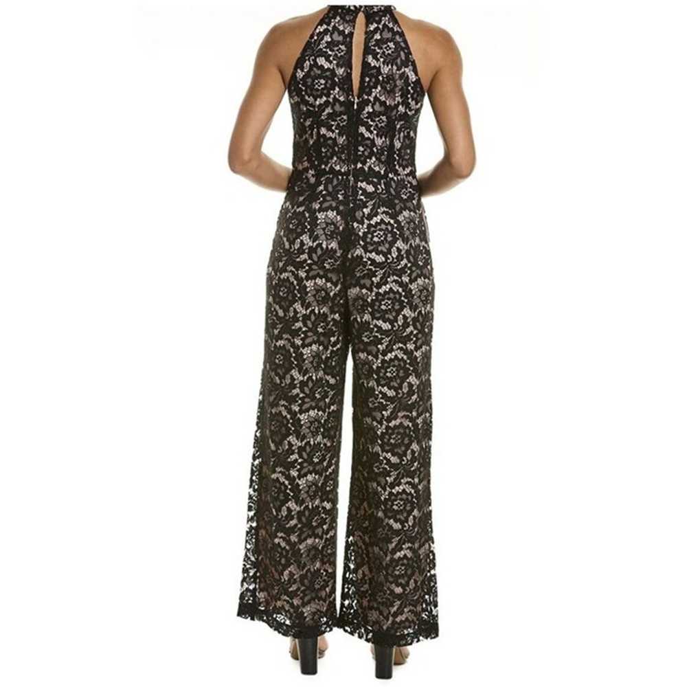 Julia Jordan Lace Twist-Neck Wide-Leg Jumpsuit - image 2