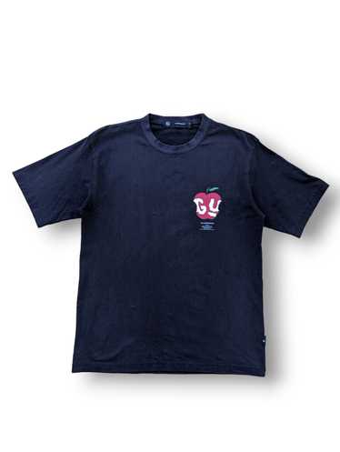 UNDER COVER アンダーカバー APPLE BONKERS Tシャツ UNDERCOVER - UNDER COVERスマイリーアップルTシャツ黒/アンダー