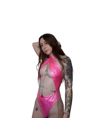 Raveival Tasteful girls pink bodysuit