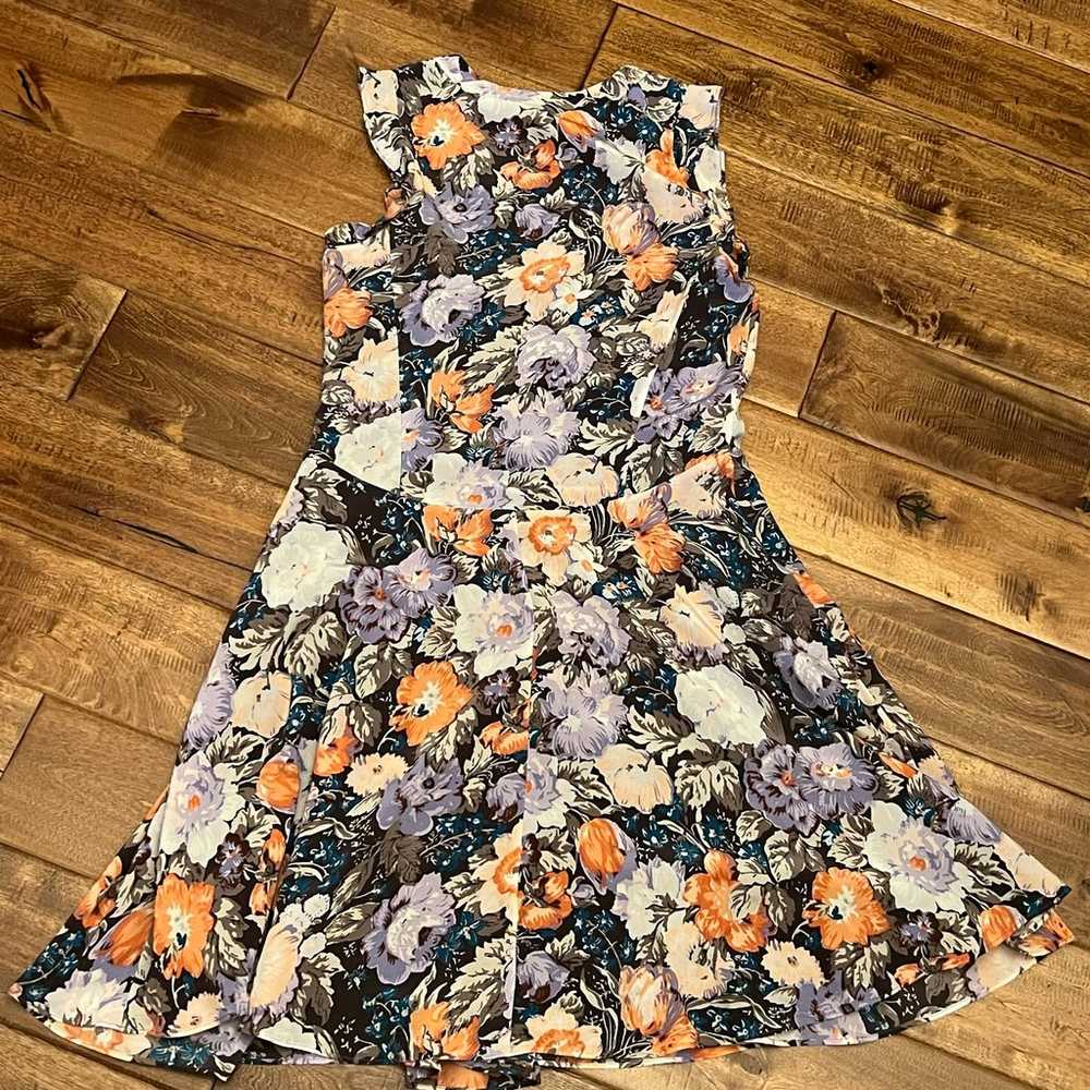 Rebecca Taylor floral silk dress size 4 - image 7