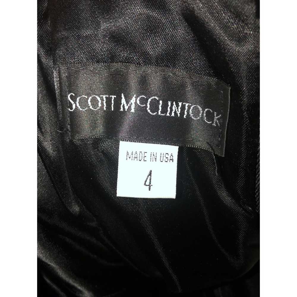 Vintage Scott McClintock Strapless, black velvet … - image 11