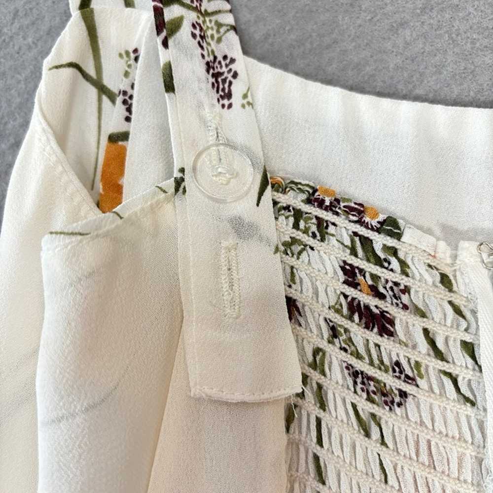 REFORMATION Nectarine Midi Dress Sundress White S… - image 10