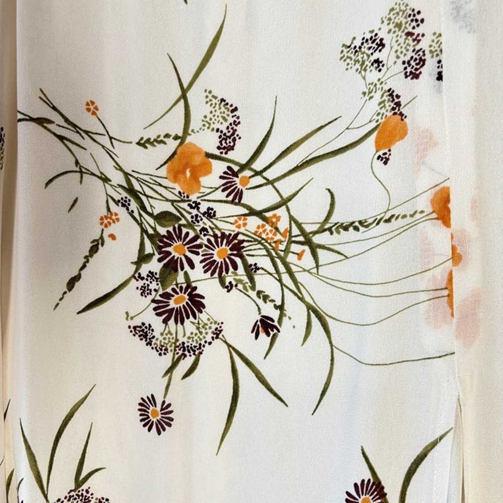 REFORMATION Nectarine Midi Dress Sundress White S… - image 4