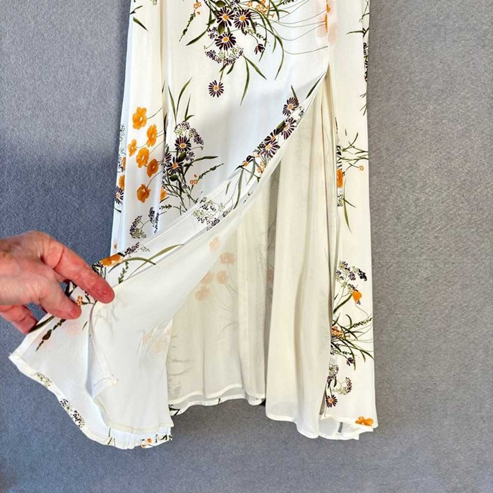 REFORMATION Nectarine Midi Dress Sundress White S… - image 5