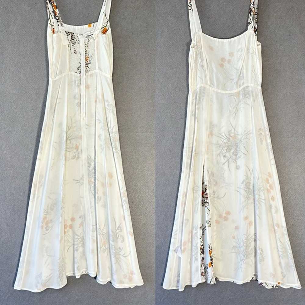 REFORMATION Nectarine Midi Dress Sundress White S… - image 9