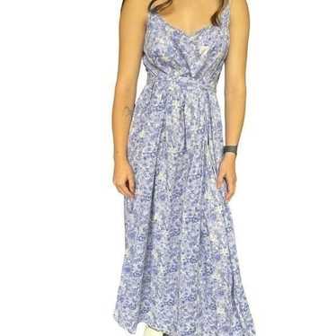 Vintage cottage-core April Cornell floral maxi dr… - image 1