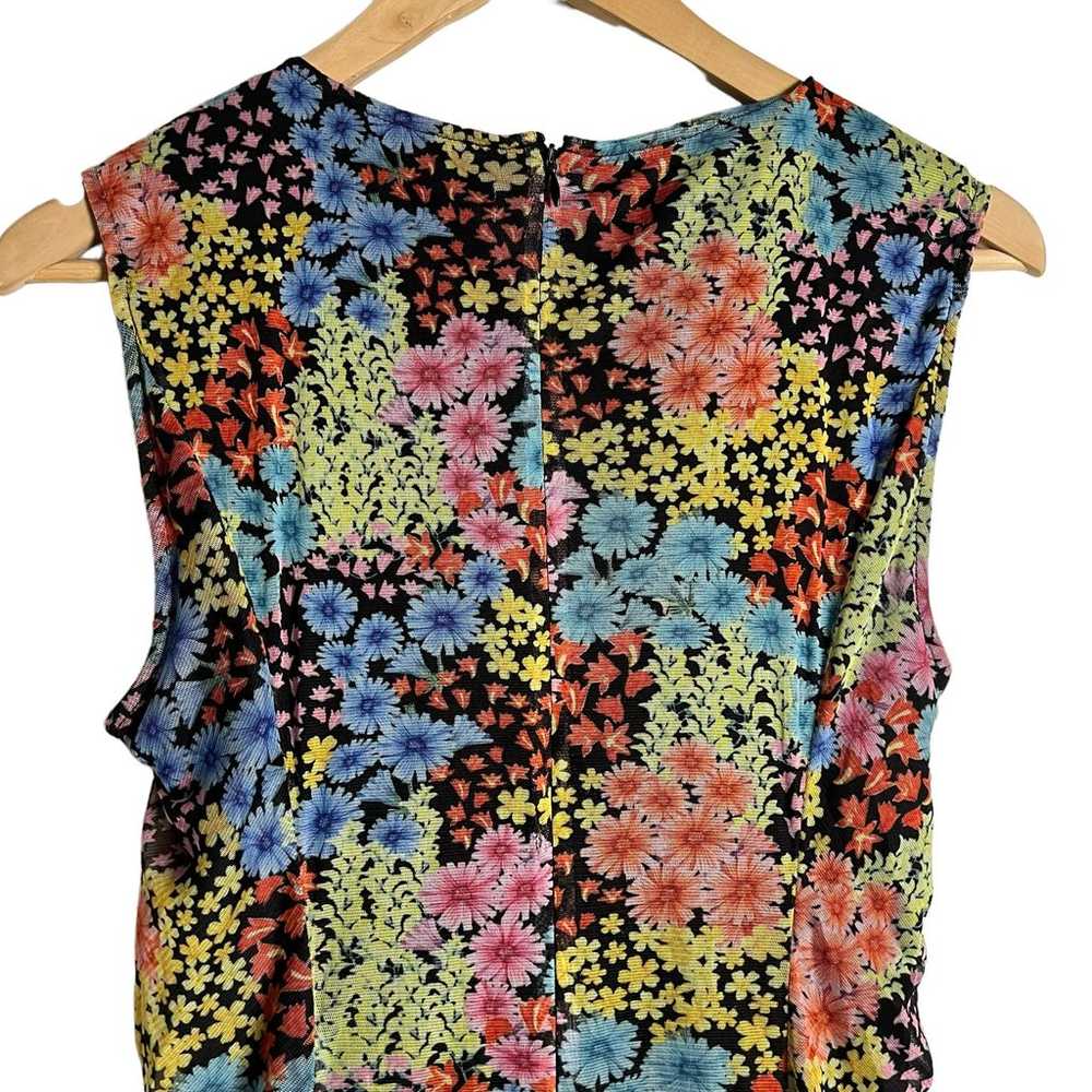 Saunders Collective Multicolor Floral Mesh Sleeve… - image 12