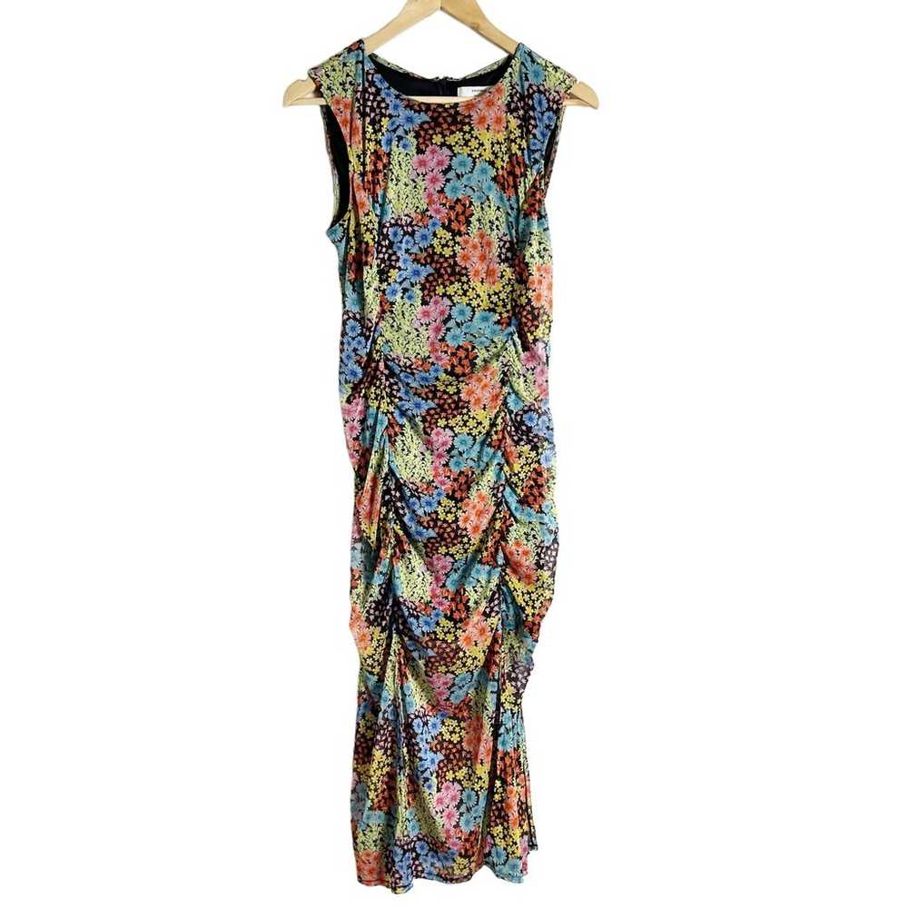 Saunders Collective Multicolor Floral Mesh Sleeve… - image 3