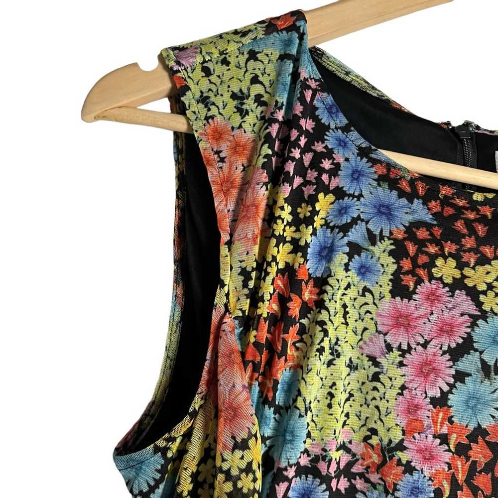 Saunders Collective Multicolor Floral Mesh Sleeve… - image 8